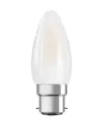 Ledvance Classic Performance LED Lamp B22d Kaars Filament Mat 4W 470lm - 827 Zeer Warm Wit | Vervangt 40W