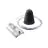 Ivela Rail 2M Noir avec Plaque de renfort 120mm